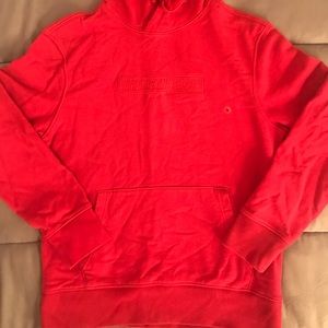 Red American eagle hoodie